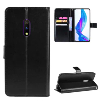 For OPPO Realme X Case RealmeX Luxury Leather Flip Wallet Phone Case For OPPO K3 Case OPPOK3 K 3 Stand Function Card Holder