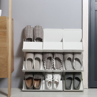日式鞋柜簡易鞋架臥室多層鞋子收納架塑料窄門口斜宿舍放小型迷你