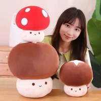 Bantal lucu Boneka Jamur Custom New Cute 3D Mushroom Plushie Pillow Soft Stuffed Doll Plush Toy for 