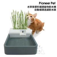 『犬貓用』Pioneer Pet 水草泉塑料循環寵物飲水機/自動循環過濾飲水器 60oz