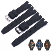 Silicone Rubber Strap Suitable For Citizen AW1475 1476 1477 CA4154 4155 Watch Men's Replacement Band Sports Waterproof Bracelet