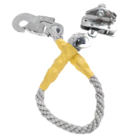 Nylon Rope Self-Locking Device Equipment Clamp Steel Safety Vertical Lifeline Tool Metal Climbing Grab Fall Prevention