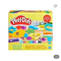 PLAYDOH SET NUMBERS AND SHAPES MIX MAINAN CLAY ANAK MAINAN BENTUK MAINAN EDUKASI ANAK ORIGINAL PLAY-