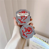Disney Cartoon Cool Dragon Silicone Headset Cover for apple AirPods 1 2 3 Wireless Bluetooth Earphone Case Box for Airpods Pro 2