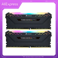 CORSAIR Vengeance RAM Memoria RGB PRO DDR4 PC4 RAM 8GB 16GB 32GB 3200mhz 3600MHz DIMM Desktop Memory - White Module Dual-channel
