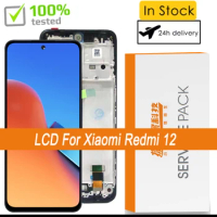 Tested 6.79"For Xiaomi Redmi 12 23053RN02A LCD Touch Panel Screen Digitizer Assembly For Redmi 12 4G LCD Display Replacement