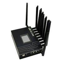 High Speed X4 4G Router Lte Modem WiFi 4 SIM Card Slot Screen Gigabit Ports Bonding Router