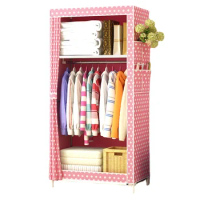 Mini Cheap Closet Garden Modular Storage Clothes Organizer Wardrobe Cabinet Open Display Partitions Furniture For Room