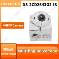 Hikvision Original DS-2CD2543G2-IS 4Mp Audio I/O 4MP H265 POE IR Surveillance CCTV IP WDR IR Mini Dome Network Camera
