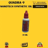 OLI ADITIF QUADRA-9 NANOTECH SYNTHETIC OlL 30 ML OLI SINTETIS NANO MERAWAT & MELINDUNGI MESIN MOTOR