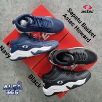 Sepatu Basket Astec HOWARD - Original Bola Basket Basketball BLACK,43