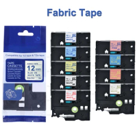 1PK 12mm Label Compatible Brother FA3R FA231 FA3 FA53 Fabric Iron On Label Tape for Brother PT Label Maker PTH110 PTD210 Printer