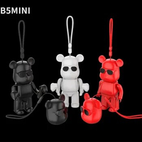 Bearbrick TWS Gloomy Bear Creative Headphones in Ear Wireless Bluetooth Earbuds Cute Violent Bear Anime Cartoon Earphones Gift