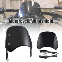 Winshield Universal Visor Mount Bracket Fit 5 Sampai 7 \Lampu Depan Bulat Untuk Modifikasi Sepeda Mo