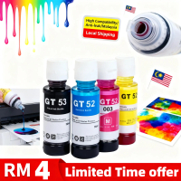 ITS Compatible with HP GT5810/GT5820/315/415/580 Printers | HP GT53 BK/GT52 M/Y/C Compatible Ink | L