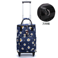 2023 New Storage Bag Lightweight Shopping Cart Shopping Cart Small Pulling Car Insulation Folding Trolley Car Home Use