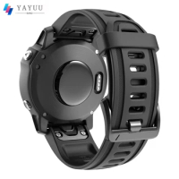 YAYUU Quick-Fit Watch Strap For Fenix 6S, Silicone Replacement Band For Garmin Fenix 7S/Fenix 5S/5S Plus/Fenix 6S Pro/D2 Delta S