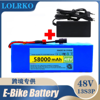 New product  Electric Bicycle Battery 48V Lithium Battery 58Ah 13String 3and + Charger 18650 Lithium Ion Battery