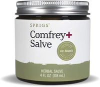 Sprigs Life Dr Mom Comfrey Salve 4 Oz/นำไปใช้กับรอยช้ำแพลงหรือแตกและจะเร่งกระบวนการบำบัด