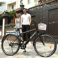 免運 26寸男士自行車男式成人通勤單車普通城市休閒復古代步輕便學生 雙十一購物節