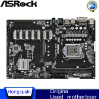 Used For ASRock H110 PRO BTC+ 1151 Motherboard 2400MHZ 4 SATA3, 1 M.2 (SATA3) DVI Video Output Supports 13 Graphics Cards