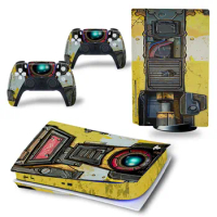 New Protector Sticker Skin for PS5 Standard Disc Edition Sticker for PlayStation 5 Console and 2 Controllers Decal Cover