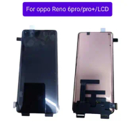 AMOLED 6.55 Inch Black For Oppo Reno6 Pro 5G Reno 6Pro Plus + LCD Screen Display Touch Panel Digitizer Assembly