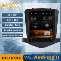 Android11 Car Radio Multimedia Player For Chevrolet Cruze 2008-2012 GPS Navigation Auto Stereo 8+128G Wireless CarPlay Head Unit