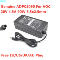 Genuine ADPC2090 20V 4.5A 90W 5.5x2.5mm AC Adapter For MSI OPTIX MPG27CQ AOC PHILIPS Monitor Laptop Power Supply Charger