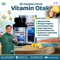 Vitamin Nutrisi Penambah Daya Ingat Kecerdasan Otak Vitamin DHA Anak Dan Dewasa Bio Squalene Softgel