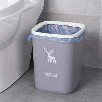 家用垃圾桶加大號無蓋壓圈小鹿創意大容量廁所臥室客廳廚房垃圾筒