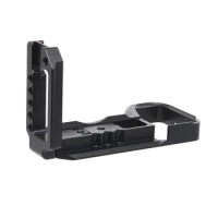 L Type Quick Release Plate for Sony A6600 Camera with Double Aka Port Aluminium Alloy Pro Plate for Sony A6600