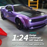 Kereta RC Drift Dodge SRT Hellcat 4WD Model Racing GTR Remote Control Mustang Porsche 911 AE86 Sport