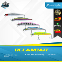 Umpan Pancing LURE KINGDOM OCEANBAIT 110mm | Floating Lure | VMC Hooks | ABS Material 3D Action Treb