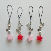 handmade jelly shooting star cute phone bag charms Y2K