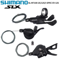 SHIMANO SLX M7100 Shift Lever Shifter 2s 12s For Mountain Bike Finger Dial Bicycle Accessories Bike Parts Original Shimano