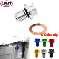 M12xP1.5 Magnetic Oil Drain Plug Bolt Screws For KTM 125-530 200 250 300 350 400 450 500 SX SXF XCF EXC XC XCW 2000-2023 2020