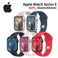 【序號MOM100 現折100】Apple Watch S9 GPS版 41mm/45mm 鋁框運動錶帶智慧型手錶【APP下單9%點數回饋】