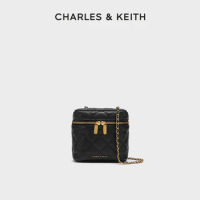 CHARLES＆KEITH New Arrival for Winter 2022CK2-80271114Quilted diamond zipper cross body small box bag