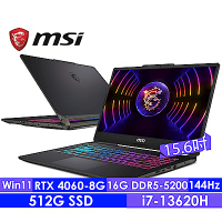 MSI微星 Cyborg 15 A13VFK-831TW 15.6吋 13代電競筆電(i7-13620H/16G/512GB SSD/RTX4060-8G/Win11)