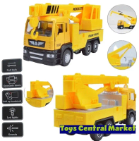 MINI AUTO DIE CAST TRUCK CRANE mainan truk derek crane city vehicle miniatur mobil koleksi pajangan 