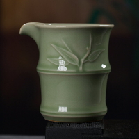 龍泉青瓷公道杯陶瓷分茶器加厚高檔功夫茶具茶海日式倒茶勻杯單個