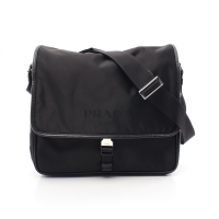 【二手名牌BRAND OFF】PRADA 普拉達 黑色 尼龍 肩背包 2VD166