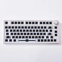 Nj80 Wireless Bluetooth Barebones Mechanical Keyboard Kit RGB Backlit Hotswap Rgb Backlit Custom Gaming Keyboard for Pc Gamer