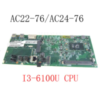 yourui For Acer AC22-76 AC22-760 AC24-76 AC24-760 Motherboard with I3-6100U CPU all in one DBB6V11001 Mainboard full test