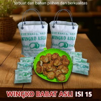 WINGKO BABAT ASLI (VAKUM) by ny.musa isi 15 & 20 terbuat dar bahan berkualitas