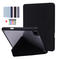 Smart Cover For iPad Pro 11 Case With Pencil Holder Clear Back Tablet For iPad Pro 11 2021 2020 Case For IPad Air 4 Air4 Case