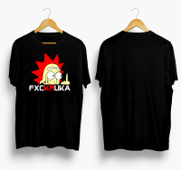 Kaos Distro Original Fxckruka Katun Baju Big Size jumbo Pria Wanita Kece T-Shirt Combed Sablon Jepan