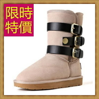 雪靴中筒女靴子-流行柔軟保暖皮革女鞋子4色62p49【韓國進口】【米蘭精品】