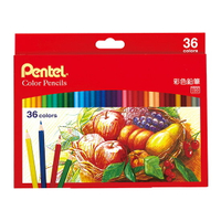 Pentel 飛龍 彩色 色鉛筆 36色 /盒 CB8-36TH